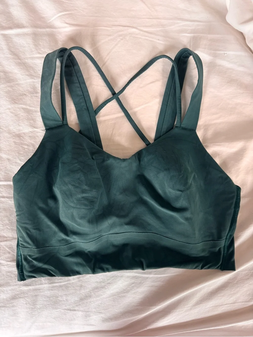 lululemon Like A Cloud Longline D/DD Sports Bra - Storm Teal